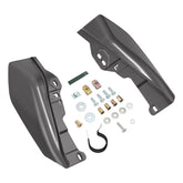 HR3 Charcoal Denim Mid-Frame Air Deflectors For Harley Touring and Trike Models 09-24